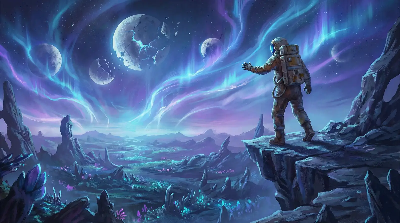 五一吃瓜 - 异星探索概念画作